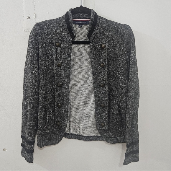 Tommy Hilfiger Jackets & Blazers - Tommy Hilfiger Marled Military Band Jacket